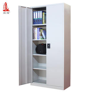 Armoire de bureau 185 classeur médical en métal gris - Product Image 1