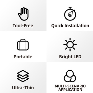 A-NEW Espositore Luminoso <span class=keywords><strong>LED</strong></span> in Tessuto SEG con Cornice in Alluminio Rettangolare, Portatile e Senza Attrezzi per Fiere e Pubblicità - Product Image 5