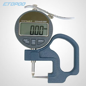 Plage de jauge d'épaisseur à affichage numérique professionnel 0-10mm précision 0.01mm mesureur d'épaisseur pour enclume d'épaisseur de <span class=keywords><strong>Tube</strong></span> de tuyau - Product Image 2