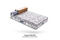 Matelas à ressorts ensachés 7 zones en gros, hybride latex et mousse à mémoire de forme, compressé sous vide, pour hôtel