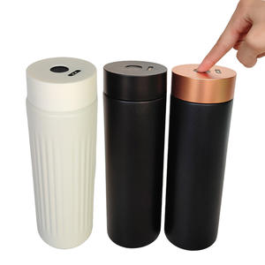 टच-टू-ओपन कप फिंगरप्रिंट लॉक की बोतल लीक-प्रूफ थर्मोमोस फिंगरप्रिंट लॉक के साथ स्टेनलेस स्टील स्मार्ट पानी की बोतल - Product Image 5