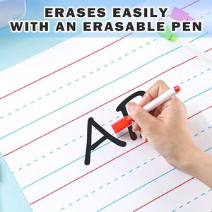 Papel de escritura a mano Jumbo, tiras de frases magnéticas de borrado en seco de 22x17 pulgadas para pizarra blanca, <span class=keywords><strong>aula</strong></span> de profesores - Product Image 2