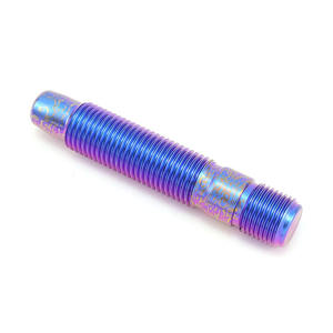 Perno de doble extremo DIN938 Perno roscado de rueda <span class=keywords><strong>Lucky</strong></span> Cloud Colores personalizados Aleación de titanio - Product Image 4
