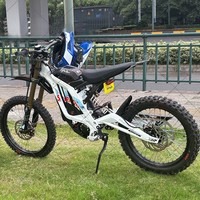 Moto tout-terrain Surron, noir, vert, blanc, 10 kW de puissance, moto électrique pour adultes