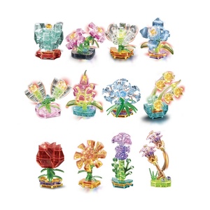 Best Selling <strong>2026</strong> Transparent ABS Educational Building <strong>Blocks</strong> DIY Model Toy Assemble Set-12-in-1 Animals Nature Theme Small - Product Image 5