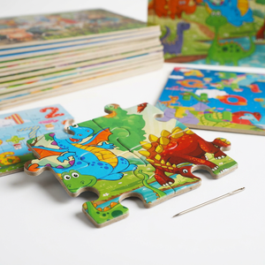 Rompecabezas de Madera con Letras y Números para Niños, Juego Educativo, Corte Láser, Acabado Mate No Tóxico, Caja de Regalo, 51-100 Piezas - Product Image 3