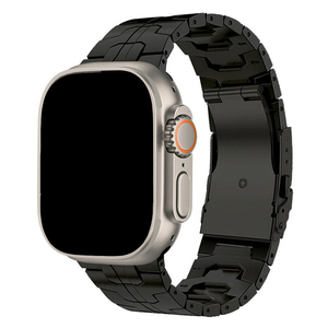 Correa de Reloj de Malla de Titanio de Lujo de 41 mm con Hebilla Plegable para Reloj Apple Serie 9 8 7 6 5 4 3 2 1 SE, Correa de Reloj Resistente - Product Image 5