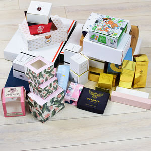 批发豪华化妆品礼品包装定制各种带标志纸纸板包装的盒子 - Product Image 6