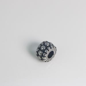 Accessoires de bracelet de perle d'acier de titane de couleur d'acier perle en vrac de grand trou perle d'acier inoxydable couleur non lâche - Product Image 1