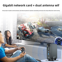 WUXIN 2026, Mini PC Intel N95 de Última Generación, DDR5 16GB VRAM, Windows 11 Pro/Linux, Doble LAN, Doble USB-C, Almacenamiento SSD/HDD, Compacto para Oficina