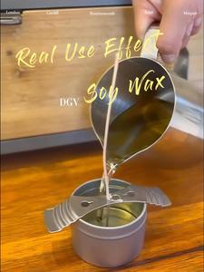 True Scent 100% copos de cera de soja Natural pura para suministros de fabricación de <span class=keywords><strong>velas</strong></span> cera de vela cera de soja a granel KG - Product Image 3