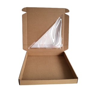 <span class=keywords><strong>2025</strong></span> Craft cấp thực phẩm hộp các tông với cửa sổ vật nuôi trên đầu trang với tùy chỉnh in thiết kế lá nóng logo cho bánh pizza bánh nướng bánh - Product Image 1