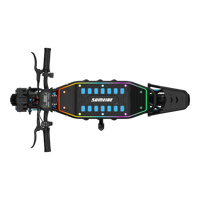 Scooter électrique tout-terrain de 12 pouces, 1500W, double transmission, vitesse maximale de 75 km/h, capacité de charge de 180 kg, suspension hydraulique robuste, scooter électrique pliable