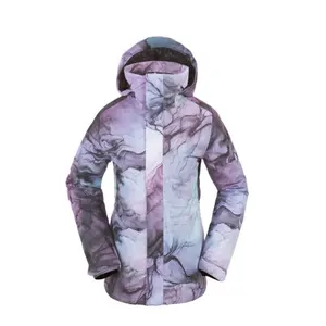 Женская пуховая куртка большого размера, зимняя Непринужденная лыжная куртка высокого качества