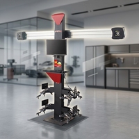 Equipo Portátil de Alineación de Ruedas 3D Chen Tuo CT3D501, Cámara Industrial de 8MP, Capacidad de 150 kg, Potencia de 2.2 kW, Pantalla LED, Neumático
