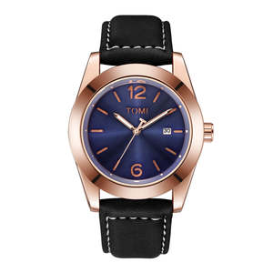 นาฬิกาควอตซ์ผู้ชาย <span class=keywords><strong>TOMI</strong></span> T095 ขายส่ง รูปทรงกลม นาฬิกาข้อมือสำหรับธุรกิจ สายหนังคุณภาพสูง <span class=keywords><strong>ราคา</strong></span>โรงงาน นาฬิกาสำหรับใช้ในชีวิตประจำวัน - Product Image 1