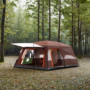 Nhà Máy Bán Buôn Lớn Cắm Trại Ngoài Trời Polyester Oxford Lều Hai Phòng Cho 8-12 Người Không Thấm Nước Gia Đình Lều - Product Image 5