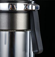 JM botol teh kaca Infuser Stainless Steel, botol air kaca Vacuum flask dinding ganda & termos