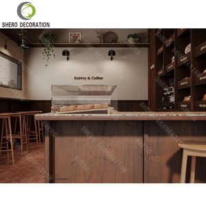 Conception de boutique de desserts 3D, <span class=keywords><strong>boulangerie</strong></span> avec présentation de pâtisseries, design intérieur de pâtisserie, décoration de bar <span class=keywords><strong>à</strong></span> macarons pour la vente - Product Image 3