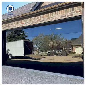 Porte de <span class=keywords><strong>garage</strong></span> sur mesure toutes saisons pour villas, avec résistance au vent structurale et surface anti-rouille enduite E. - Product Image 2
