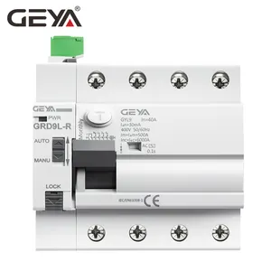 GEYA 3 Pole RCCB Circuit Breaker with Auto Remote Reclosing Function RS485 Control RCCB ELCB 4Pole Type A Type B RCCB