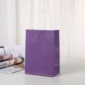 Bolsa de Compras de Papel Kraft con Asa e Impresión de Logotipo Personalizado - Product Image 4