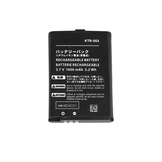 Rechargeable Battery KTR-003 Battery 1400mAh 3.7V for New N 3DS N3DS Battery 3.7v