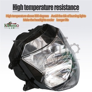 KOLMIO-LAM adapté pour HONDA CBR <span class=keywords><strong>1100</strong></span> XX phare partie avant phare CBR1100XX Super <span class=keywords><strong>Blackbird</strong></span> lampe frontale 1997 - 2007 - Product Image 6
