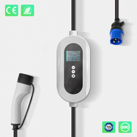 Chargeur portable OEM ODM 7kW 32A à courant réglable, chargeur AC d'urgence Type 2 pour véhicule électrique BYD