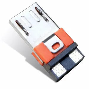 중국 제조 가격 1 핀 4 핀 싱글 코어 USB 핀 휴대 전화 용 미니 USB 커넥터 어댑터 충전기