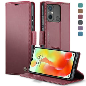 <span class=keywords><strong>R20</strong></span> étui en cuir lisse pour Xiaomi Redmi 11A 12C nouveauté luxe magnétique béquille RFID portefeuille couverture pour Redmi 12C étui - Product Image 5