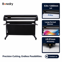 Cortadora de Vinilo Automática con Contorno AB-1350 de 53 Pulgadas (1350mm) con Alimentación de 1260mm, Cámara CCD, Motor Paso a Paso y Software Signmaster para Impresión UV