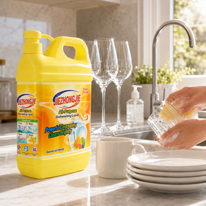 Liquide vaisselle concentré à base de plantes 1,35 L Écologique Jetable Certifié ISO9001 Savon vaisselle <span class=keywords><strong>cuisine</strong></span> Dégraissant puissant - Product Image 4