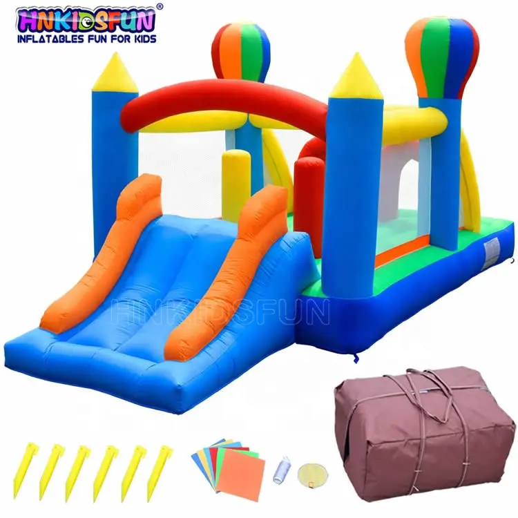 Mini bonbonnière gonflable pour enfants, maison gonflable, château avec toboggan