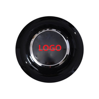 Cache-moyeux flottants chromés en ABS pour modification automobile avec logo personnalisé pour RR Porsche Chevy O.Z Racing JAGUAR