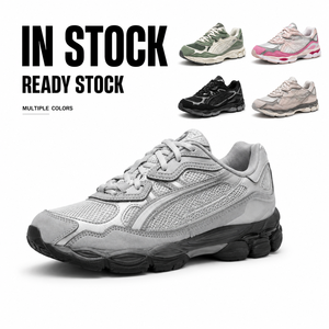 Prêt à expédier : Baskets Chunky Dad Unisexe en Suede et Maille Multi-couches, avec Coussin d'Air et Plateforme Rétro, pour la Marche Urbaine et le Sport - Product Image 5