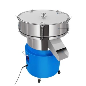 Stainless Steel Cereal Flour Cassava Flour Round <b>Vibration</b> Sifter Powder Sieve <b>Machine</b> Plastic Granules Vibrating Separator - Product Image 1