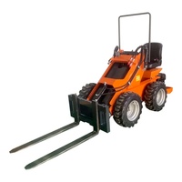 Mini-chargeur à moteur à essence RIMA de 500kg avec roues de chenille, chargeuse à essence pour la construction