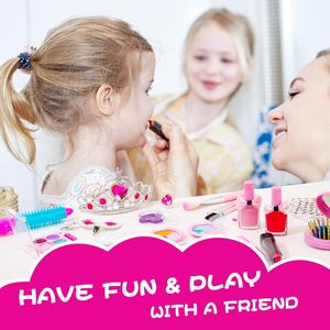 Kit de maquillage pour enfants, kit de maquillage lavable pour filles - Product Image 4