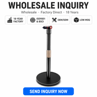 Support de projecteur de bureau télescopique 280-380 mm réglable, charge de 1,5 kg, montage universel 1/4 ", pour bureau, salle de réunion, vente en gros OEM