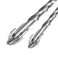 Nouvelles forets en acier au tungstène à 4 lames dentelées excentriques, accessoires pour machine à découper les carreaux/le verre