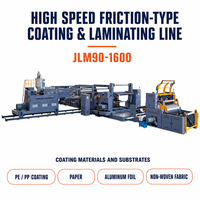 Machine de laminage automatique à friction électrique haute vitesse JLM90-1600 pour film plastique et papier kraft épais