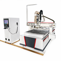 Router ATC Lineal 1325 Directo de Fábrica, Máquina Automática de Grabado y Corte de Madera para Producción de Gabinetes de Cocina y Armarios