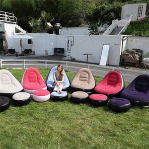 Canapé <span class=keywords><strong>de</strong></span> <span class=keywords><strong>salon</strong></span> moderne Weilian Ensemble <span class=keywords><strong>de</strong></span> canapés pneumatiques pliables inspirés du <span class=keywords><strong>jardin</strong></span> Mobilier d'extérieur Chaise longue paresseuse Canapé avec repose-pieds - Product Image 4