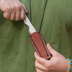 Funda de Cuero de Alta Calidad Personalizable, Producto OEM de Fábrica, Venta Caliente 2026, Funda de Cuero de Primera Calidad para Navajas de Bolsillo, Autodefensa - Product Image 3