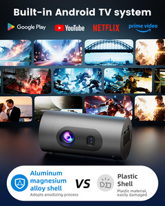 Proyector Inteligente con Decodificación 4K, 720P Nativo, 300 Lúmenes de Brillo, Enfoque TOF, Compatible con PD Power Bank, USB-C, Portátil para Uso en RV y Patio - Product Image 2