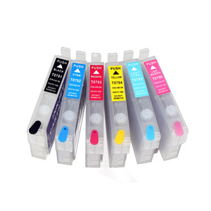 BOMA.LTD T0791 <span class=keywords><strong>Cartouche</strong></span> D'encre Rechargeable pour <span class=keywords><strong>Epson</strong></span> <span class=keywords><strong>Stylus</strong></span> <span class=keywords><strong>Photo</strong></span> <span class=keywords><strong>1400</strong></span> 1500W P50 1430W PX650 Px660 PX660 700W 710W 720WD Imprimante - Product Image 6