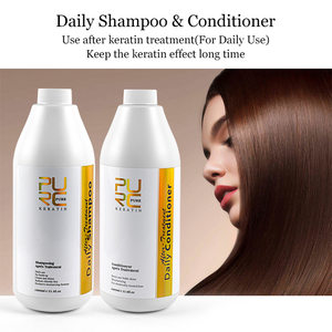 Salon professionnel 1000ml shampooing et après-<span class=keywords><strong>shampoing</strong></span> quotidiens après traitement des <span class=keywords><strong>cheveux</strong></span> à la kératine pour garder les <span class=keywords><strong>cheveux</strong></span> lissés effet lissant - Product Image 2