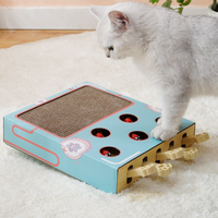 Jouet pour chat Whack a Mole en plastique écologique, moderne, interactif, type puzzle, anti-anxiété pour chats d'intérieur, divertissement autonome