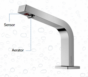 Keran wastafel, keran wastafel, tuas tunggal, pegangan tunggal, keran air dingin untuk toilet kamar mandi - Product Image 5